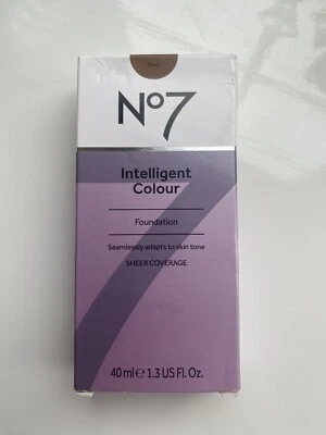 No7 Intelligent Colour Foundation 40ml - DEEP- Adapts to Skin Tone- NEW & Sealed - Image 1 of 4