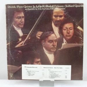 Quintette pour piano Dvorak dans un bloc opératoire. 81 Rudolf Firkusny Juilliard LP très bon état + M 34515 - Photo 1/2