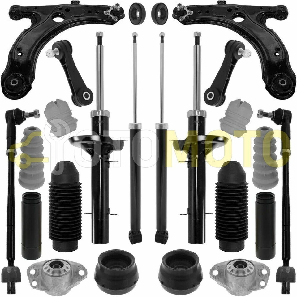 VW GOLF IV 4 BORA BRACCI DI SOSPENSIONE ASTA BIELLETTA AMMORTIZZATORI SUPPORTO - Immagine 1 di 1