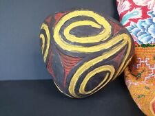 Old African Clay Pot with Wonderful Colour & Tribal Designs …beautiful collectio