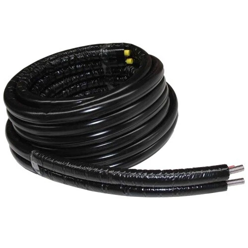 DN16 Solarleitung Solarrohr Doppelwellrohr Edelstahlwellrohr 14mm Isolierung - Bild 1 von 1