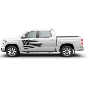 US door flag graphics stickers decal compatible with Toyota Tundra - Picture 1 of 15