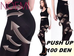 PROBLEMZONE WEG!! Push UP Strumpfhose warm BLICKDICHT 100 DEN Figurformend S-XL - Bild 1 von 4