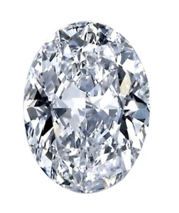 Fiery GRA Certified Loose Moissanite Oval Cut Shape Stones D VVS1 All Sizes - Picture 1 of 6
