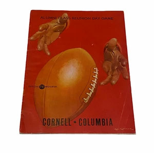 College Football Program Cornell vs Columbia November 4 1944 WWII Vintage - Picture 1 of 4