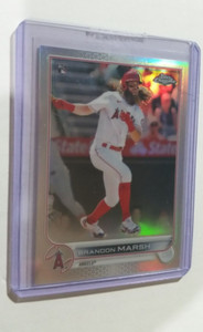 Brandon Marsh 2022 Topps Chrome 133 Refractor Rookie RC Angels