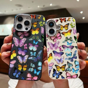 Butterfly TPU Soft Phone Case For iPhone 16 15 14 Pro Max 13 12 Shockproof Cover - Bild 1 von 17