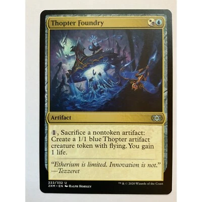 MTG Magic The Gathering Thopter Foundry Card 222/332 2XM Artifact Mythic Rare 20 - Image 1 of 2