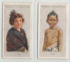1924 OGDEN'S - CHILDREN OF ALL NATIONS (POP-OUT) (#41 & #42)