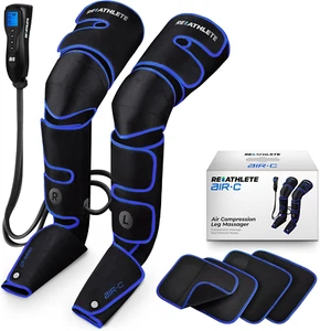 REATHLETE Leg Massager - Full Leg Massager for Circulation and Pain Relief, 4 Mo - Picture 1 of 12