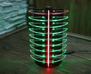 LED Stage Lighting Disco Party Club DJ Light VU Meter LM3915 VIDEO ! - Picture 1 of 5