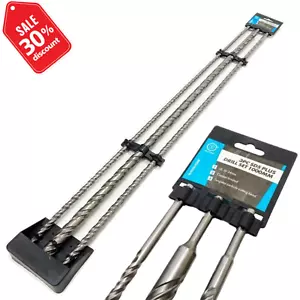 3PC EXTRA LONG REACH 1000MM 12 16 24mm SDS MASONRY MASONARY BRICK DRILL BIT SET - Picture 1 of 5