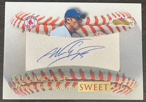 Nomar GARCIAPARRA 2000 Fleer Showcase Sweet Sigs Baseball Relic AUTO PR/53 - Picture 1 of 2