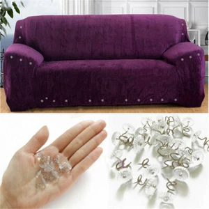 100X Upholstery Twist Pins Sofa Couch Chair Car Headliner Repair Drapery Crafts - Bild 1 von 11