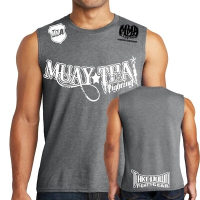 Camisa Muscular Muay Thai Lucha Desmontable Equipo de Lucha MMA ufc Adulto Sin Mangas Foto 1 de 4