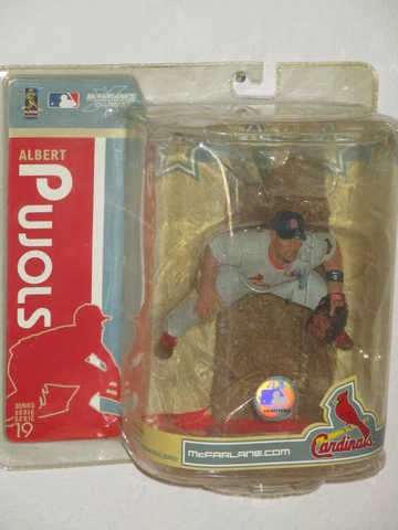 McFarlane Albert Pujols St Louis Cardinals 2007 Grey Jersey Variant Rare New Cover