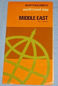 MIDDLE EAST World Travel Map - Bartholomew ( Atlas Road Map )(P3) - Picture 1 of 1