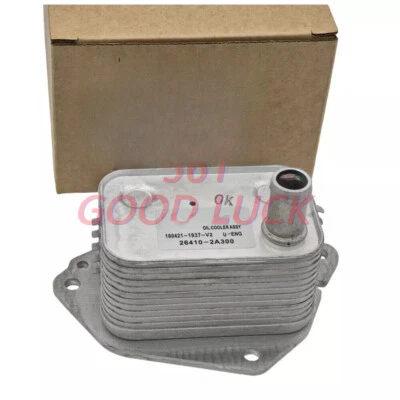 Enfriador de aceite de motor 26410-2A300 para Hyundai Accent IX20 IX35 I20 I30 I40 Kia Venga Foto 1 de 4