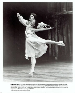 1978 Pressefoto San Francisco Balletttänzer Diana Weber und Jim Sohm - Bild 1 von 2