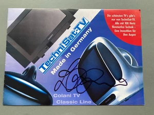 LUIGI COLANI (†2019) signed signiertes Werbeheft 'Colani TV' 20x30 Autogramm - Picture 1 of 1