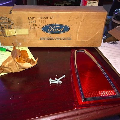 NOS FORD 1965 Mercury Colony Park and Commuter Wagon Tail light LENS C5MY-13450 - Image 1 of 3