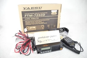 Yaesu FTM-7250D 50W Dwuzakresowy nadajnik-odbiornik C4FM FDMA / FM Testowany w / Oryginalne pudełko - Zdjęcie 1 z 22