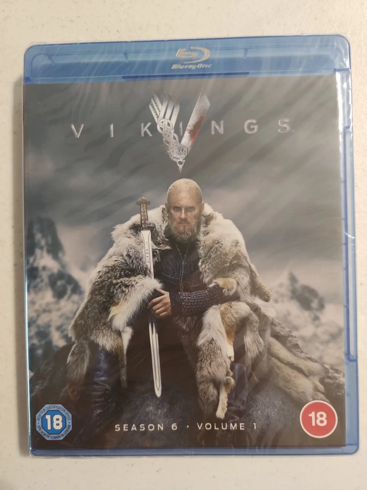 Vikings Season 6 Volume 1 Blu-ray 2020 Region - CD 45vg The Fast