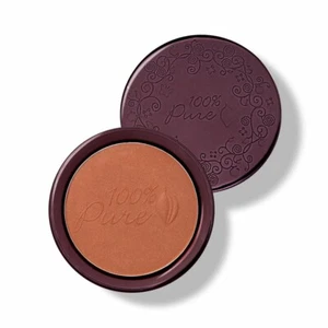 100% PURE Cocoa Glow Pigmented Bronzer Natural Makeup Bronzing Powder Contour - Picture 1 of 3
