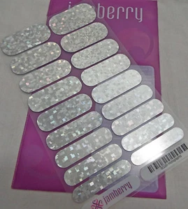 Jamberry Holographic 8Q26 Nail Wrap Full Sheet - Picture 1 of 2
