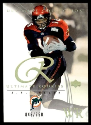 2003 Upper Deck Ultimate Collection J.R. Tolver Rookie 046/750 Miami Dolphins - Image 1 of 2