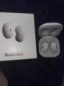 Samsung Galaxy Buds Live SMR180 Wireless Buds Mystic White VGC - Picture 1 of 2