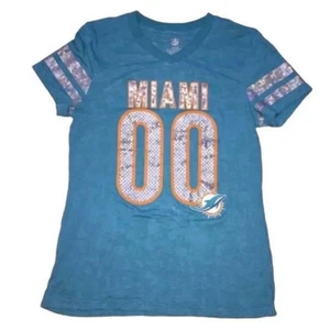 NFL Miami Dolphins Girl's LG Graphic T-shirt - Picture 1 of 4