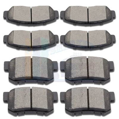 4X Front and 4X Rear Ceramic Brake Pads For 1999 2000 2001 2002-2004 Acura RL - Image 1 of 4