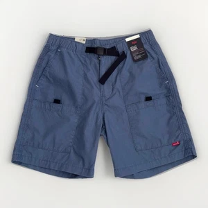 Levi's Men's Shorts Utility Belted Casual Blue Size Small Pocket Logo Cargo 30" - Picture 1 of 7