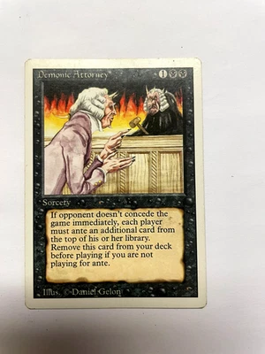 Demonic Attorney Unlimited Edition Regular Light play in front MP and back - Image 1 of 2