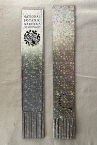 2 Holographic Leather Souvenir Bookmarks NATIONAL BOTANIC GARDENS & LONDON EYE - Imagen 1 de 7