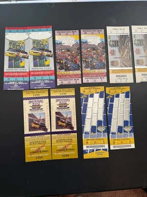 Vintage lot of 10 Brickyard / Allstate 400 Tickets / Stubs Nascar Indy READ - Image 1 of 4