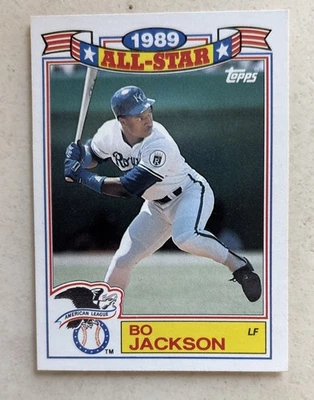 1990 Topps - Glossy All-Stars #17 - Bo Jackson - Kansas City Royals - Image 1 of 2