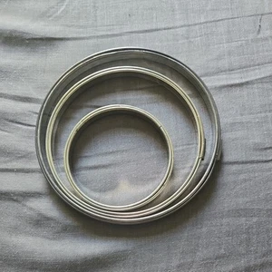 3 VTG Metal Embroidery Hoops Spring Tension - Picture 1 of 3