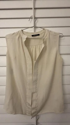 Derek Lam 无袖真丝罩衫,尺寸 6 — 第 1/4 张图片