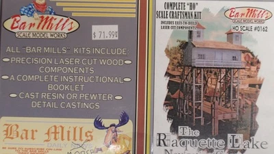 The Raquette Lake Navigation Company muelle HO kit artesanal de Bar Mills Foto 1 de 3
