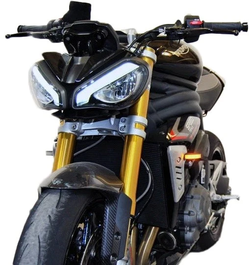 New Rage Cycles LED Front Turn Signals Amber Triumph Speed Triple 1200 RS - Image 1 of 1