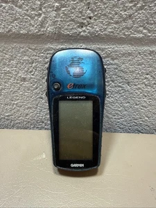 Garmin eTrex Legend Blue Personal Navigator Handheld GPS Camping Hiking Works - Picture 1 of 5
