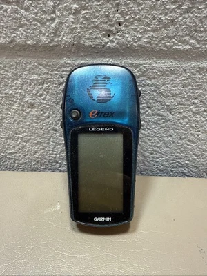 Garmin eTrex Legend Blue Personal Navigator Handheld GPS Camping Hiking Works - Image 1 of 4