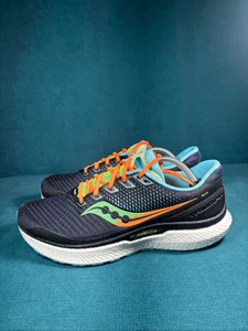 Zapatos para correr Saucony Triumph para hombre negros anaranjados verdes atléticos 10 - Imagen 1 de 8