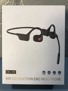 Air Conduction ENC Headset with Mic, Open Ear Wireless Headphones {DG09} BLACK - Photo 1 sur 5