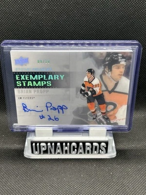 2023-24 Premier Brian Propp Exemplary Stamps Auto /10 - Image 1 of 2
