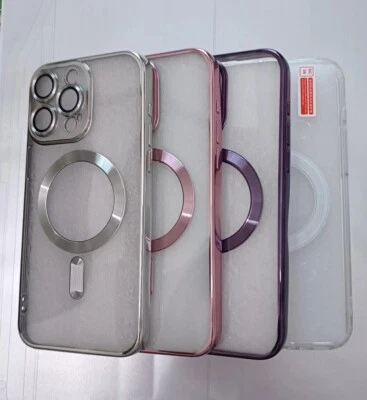 "Cover Magnet Custodia MagSafe Antiurto Air-Guard iPhone 13 14 15 Pro Max" - Immagine 1 di 4