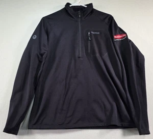 Pullover Marmot para Hombres XL Negro 1/4 Cremallera Softshell Rubbermaid - Imagen 1 de 15