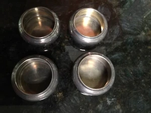 4 GORHAM STERLING SALT CELLARS Monos MV - Picture 1 of 7